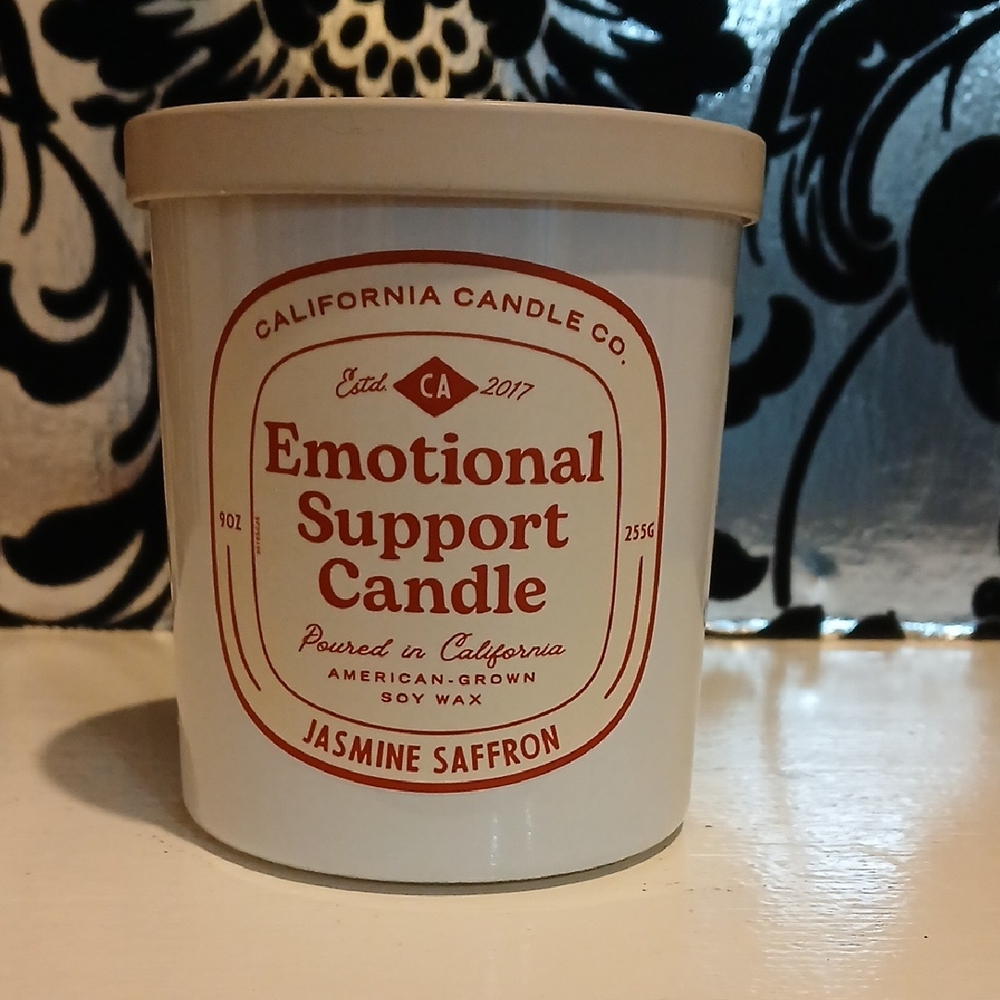 Jasmine Saffron Emotional Support Candle
